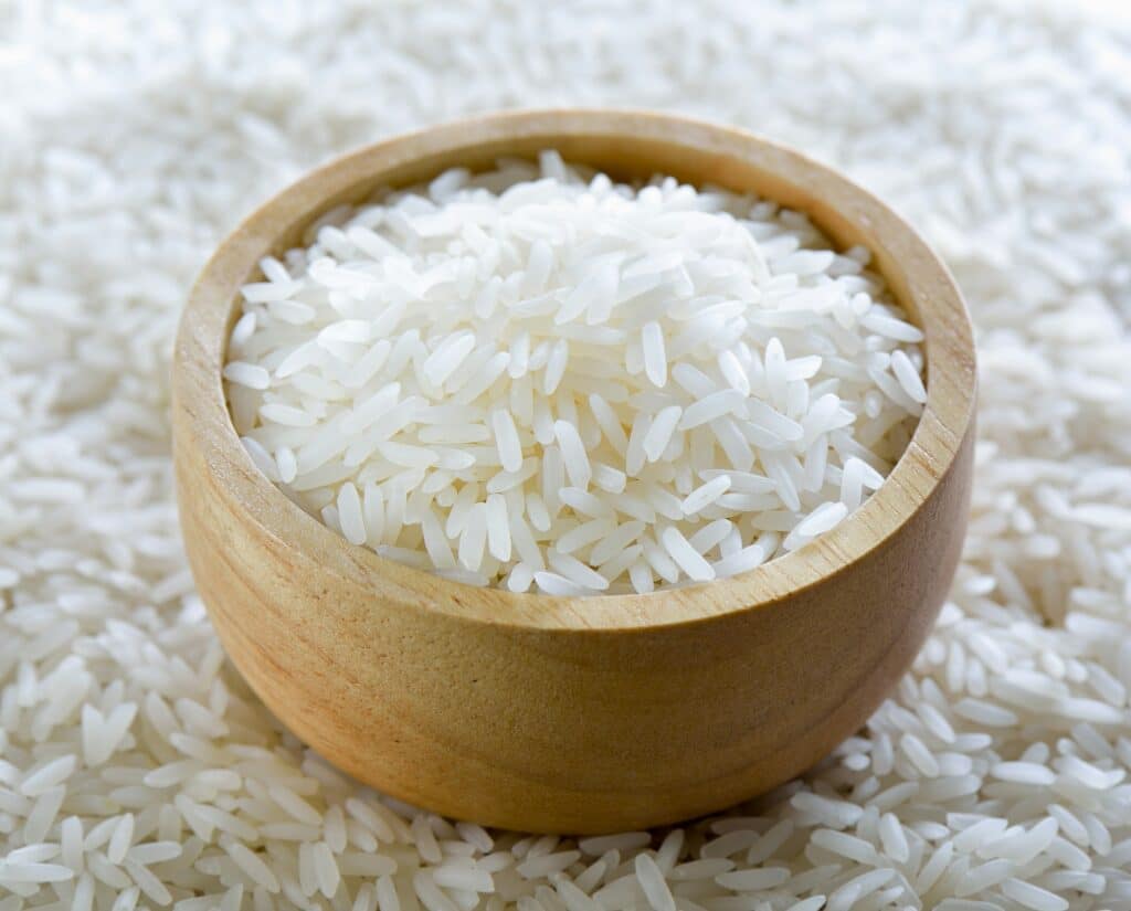 rice in bowl