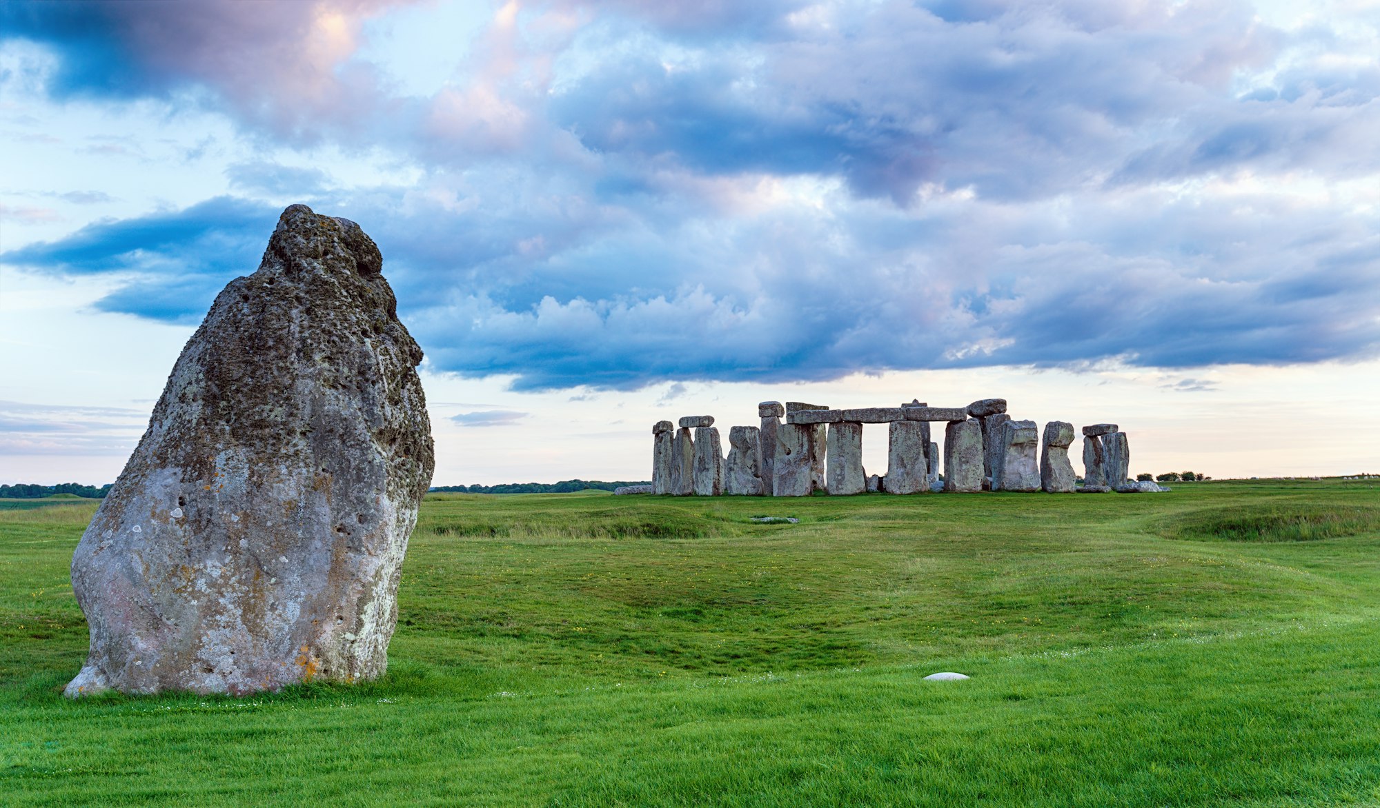 Dusk over Stonehenge